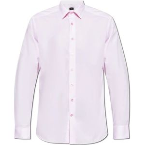 Etro, Heren, Overhemden, Roze, Maat: 2XL Katoen,