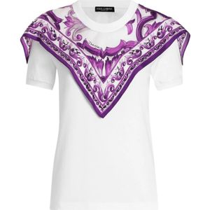 Dolce & Gabbana, Dames, Tops, Veelkleurig, Maat: L
