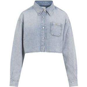 Givenchy, Dames, Jassen, Blauw, Maat: XS