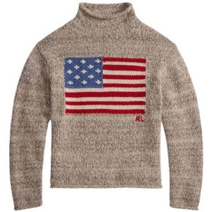 Polo Ralph Lauren - 211978328001 - Trui - Bruin - Wolmix - Casual