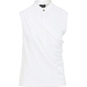 Giorgio Armani, Dames, Tops, Wit, Maat: XS Zijde,