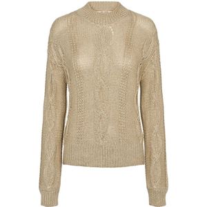 RUE de Femme, Dames, Truien, Beige, Maat: M Viscose,