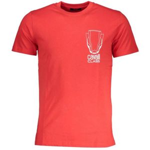 Cavalli Class, Heren, Tops, Rood, Maat: M Katoen,