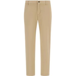 Boggi Milano, Heren, Broeken, Beige, Maat: W30 Katoen,