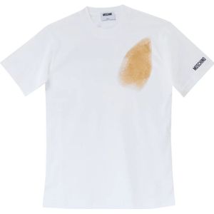 Moschino, Dames, Tops, Wit, Maat: XS Katoen,