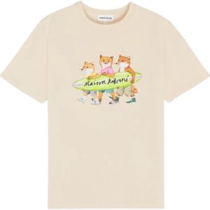 Maison Kitsuné, Heren, Tops, Beige, Maat: L Jersey,