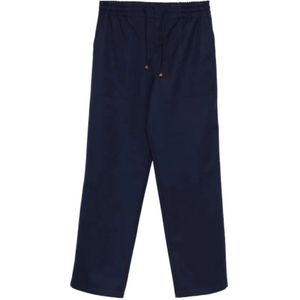 Drole de Monsieur, Heren, Broeken, Blauw, Maat: L Wol,