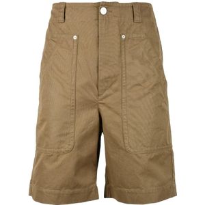 Isabel Marant, Heren, Korte broeken, Bruin, Maat: S Katoen,