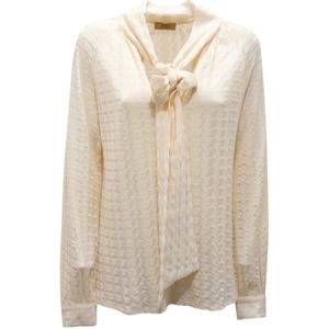 PHO Firenze, Dames, Blouses & Shirts, Wit, Maat: XS