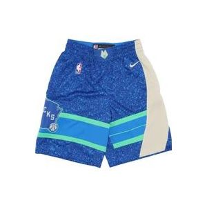 Nike City Edition Basketball Shorts 2023/24 , Blue , Heren , Maat: L