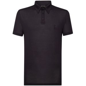 Billionaire, Heren, Tops, Zwart, Maat: XS Katoen,