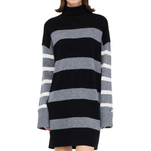 Liu Jo, Dames, Jurken, Zwart, Maat: XS Wol,