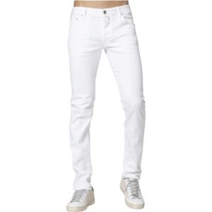 Jacob Cohën, Heren, Jeans, Wit, Maat: W35 Katoen,