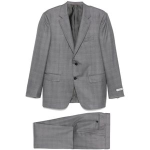 Canali, Heren, Pakken, Grijs, Maat: 3XL Zijde,