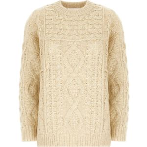 Marant étoile, Dames, Truien, Beige, Maat: XS Wol,