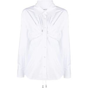 Alexander Wang, Dames, Blouses & Shirts, Wit, Maat: XS Katoen,