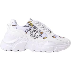 Sneakers - Wit - Floral Print - Chunky