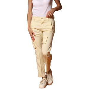Mason's, Dames, Broeken, Geel, Maat: 3XS Modal,