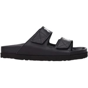 Palm Angels, Dames, Schoenen, Zwart, Maat: 37 EU Leer,