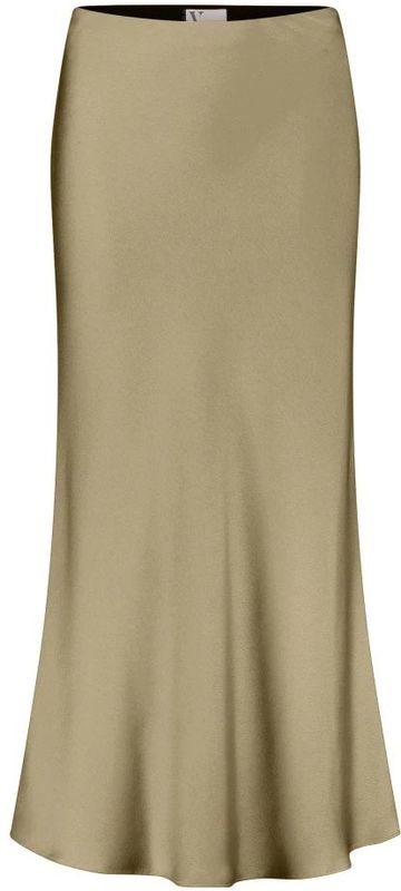 Vera Mont - Satijnen Midi Rok - Bruin - Dames