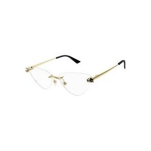 Cartier Glasses , Yellow , Dames , Maat: 60 MM