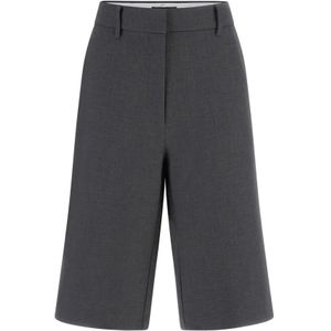 Guess, Dames, Korte broeken, Grijs, Maat: S