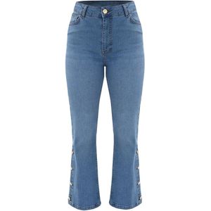 Kocca, Dames, Jeans, Blauw, Maat: W24 Denim,