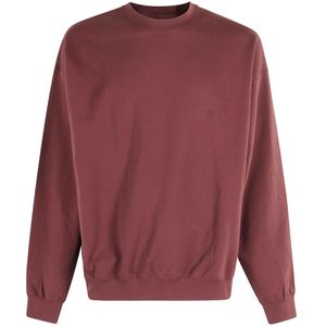 Y-3, Heren, Sweatshirts & Hoodies, Bruin, Maat: L Katoen,