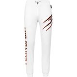 Plein Sport - Jogging Broeken Scratch - Wit - Heren - Katoenfleece