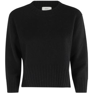 Loulou Studio, Dames, Truien, Zwart, Maat: M Kasjmier,