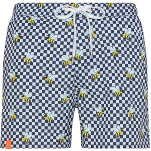 Sun68, Heren, Badkleding, Blauw, Maat: S Poliester,