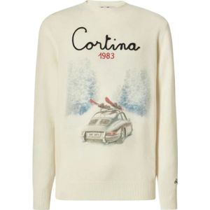 MC2 Saint Barth - Cortina Road - Sweater - Wit - Wol en Cashmere