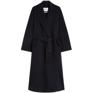 Max Mara, Dames, Mantels, Blauw, Maat: S Kasjmier,