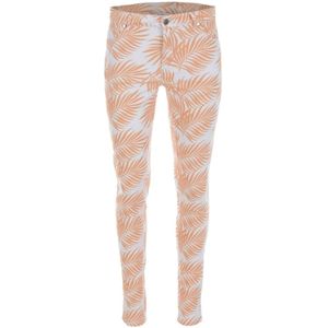 Zizo - Skinny Broek - Oranje - Katoenmix - Rekbare Stof voor Comfort