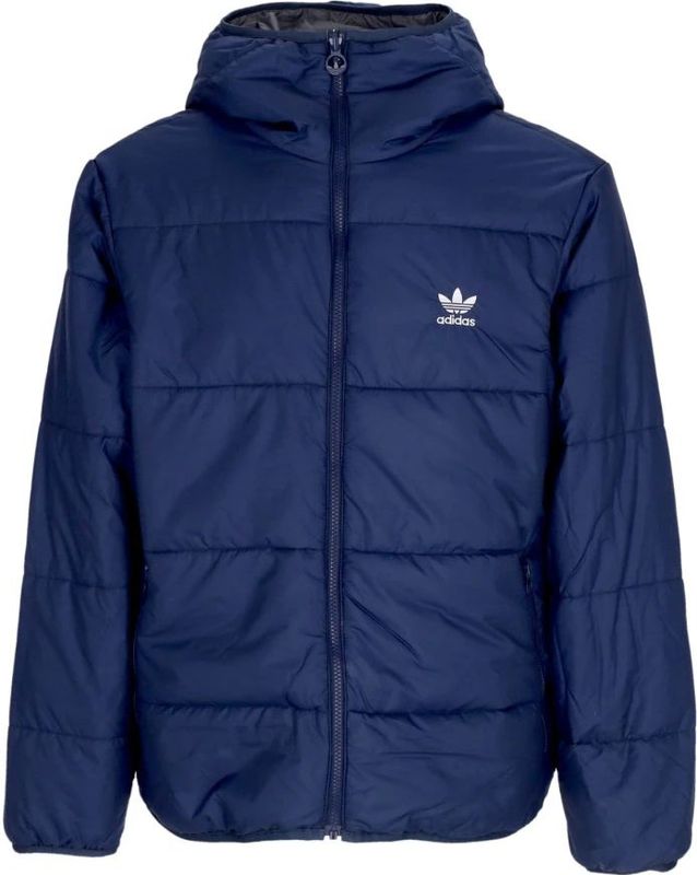 Adidas - Omkeerbaar Donsjack - Blauw - Heren - Polyester