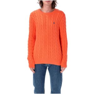 Ralph Lauren, Heren, Truien, Oranje, Maat: XL Katoen,