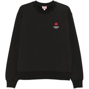 Kenzo, Heren, Sweatshirts & Hoodies, Zwart, Maat: S