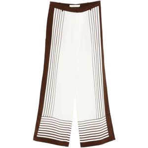 Sir., Dames, Broeken, Veelkleurig, Maat: S Leer,