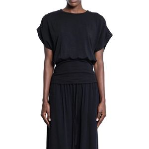 Thom Krom, Dames, Tops, Zwart, Maat: S Katoen,