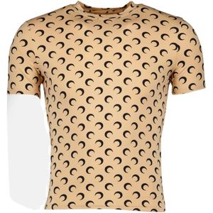 Marine Serre, Heren, Tops, Beige, Maat: S Jersey,