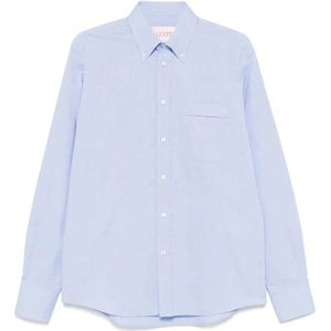 Valentino Garavani, Heren, Overhemden, Blauw, Maat: L