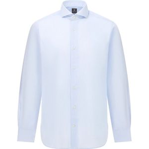 Boggi Milano - Check Napoli Collar Shirt Slim Fit - Overhemd - Blauw