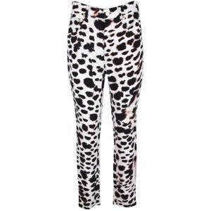 Roberto Cavalli, Dames, Broeken, Veelkleurig, Maat: M Viscose,