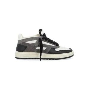 Represent Witte en Grijze Reptor Sneaker , Gray , Heren , Maat: 40 EU