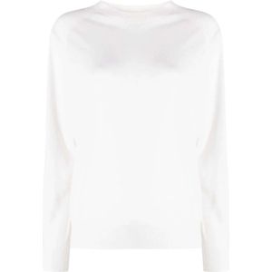 Peserico, Dames, Truien, Wit, Maat: S Zijde,