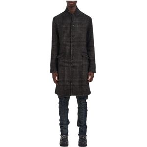 Avant Toi, Heren, Mantels, Bruin, Maat: M Zijde,