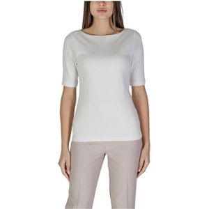 Street One - T-shirt - Wit - Korte Mouwen - Ronde Hals