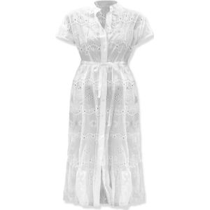 MC2 Saint Barth, Dames, Jurken, Wit, Maat: M