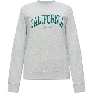 Sporty & Rich, unisex, Sweatshirts & Hoodies, Grijs, Maat: XS