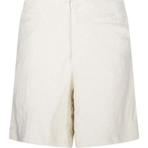 Off White, Heren, Korte broeken, Beige, Maat: M Katoen,